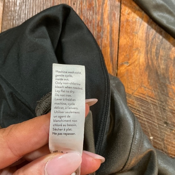 Spanx Faux Leather Leggings Black Pull-On High Rise Size medium - Picture 8 of 11